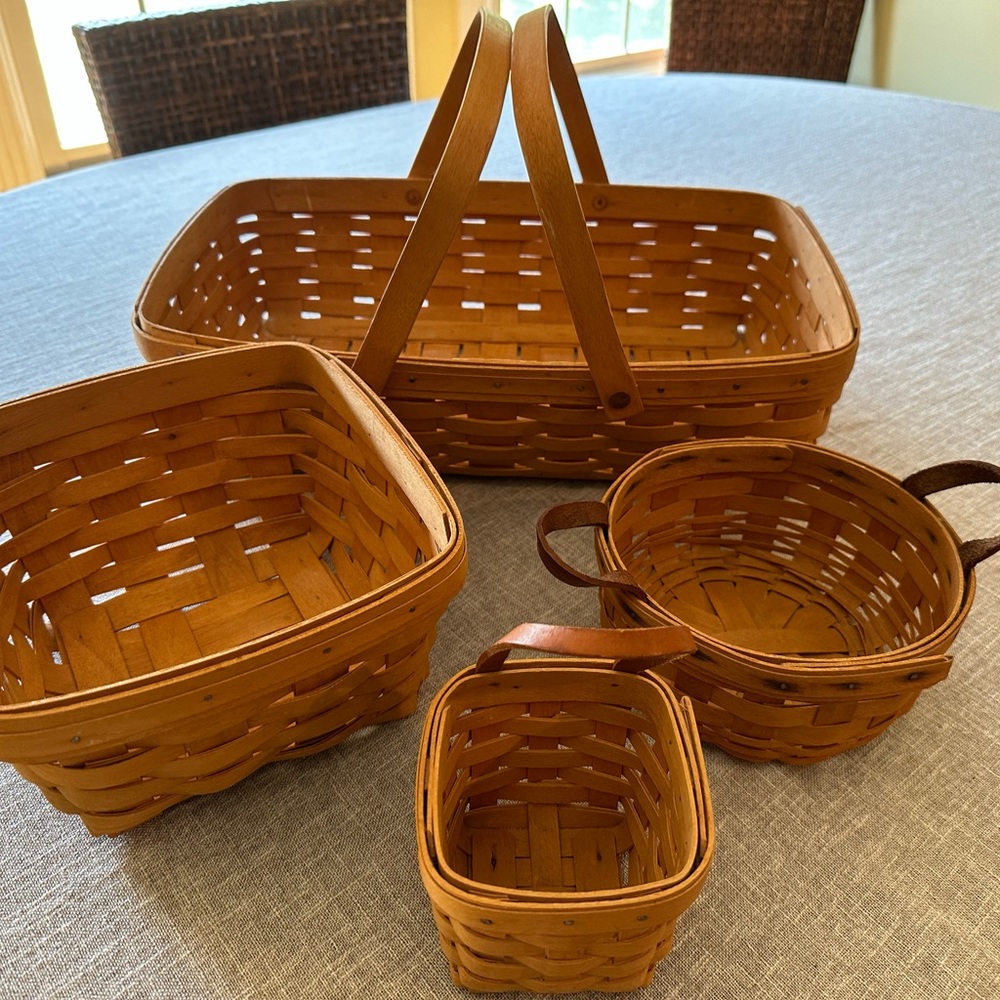 Longaberger Set of 4 baskets